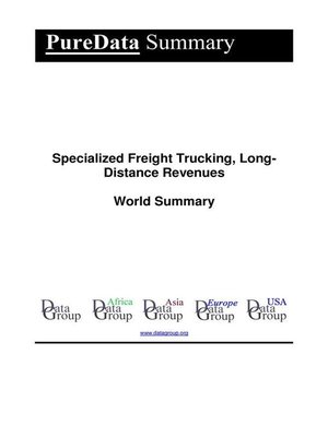 cover image of Specialized Freight Trucking, Long-Distance Revenues World Summary